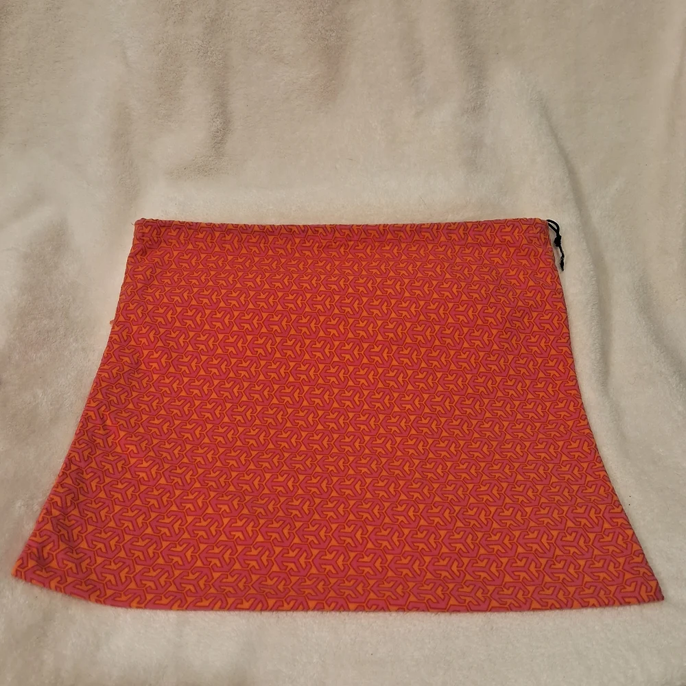 Tory Burch Orange Drawstring Bag